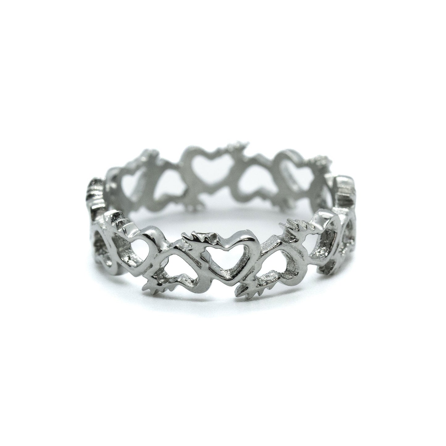BURNING HEART / LOGO RING