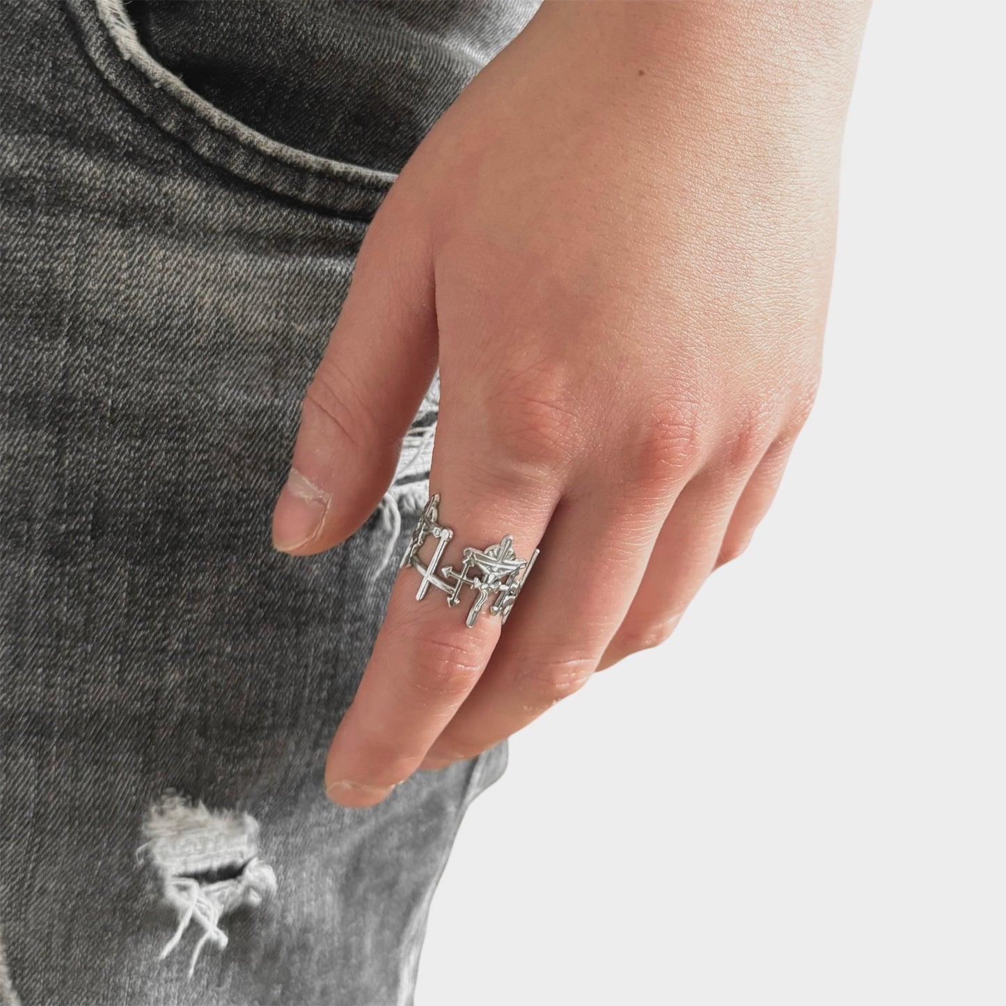Kruzifix Ring
