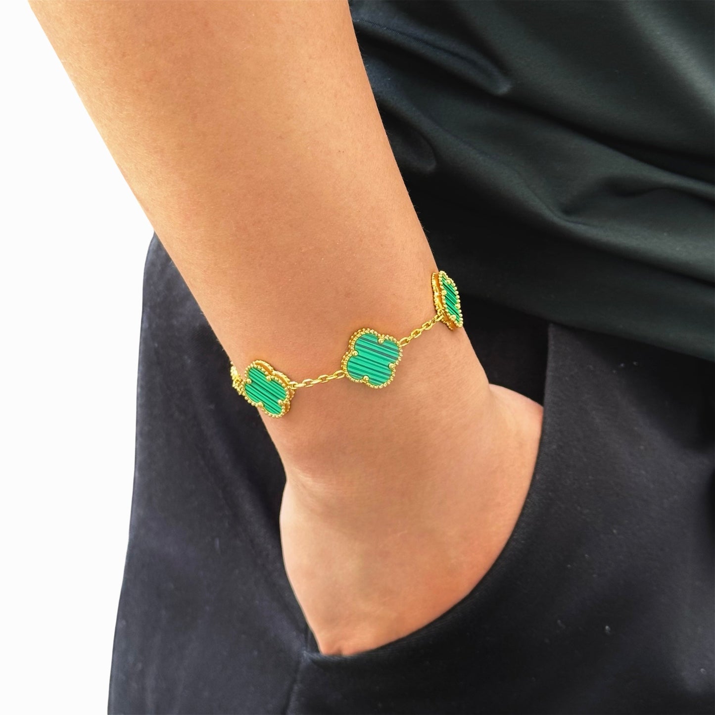 Green Clover Bracelet