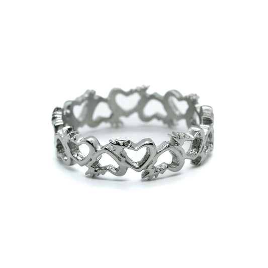 BURNING HEART / LOGO RING