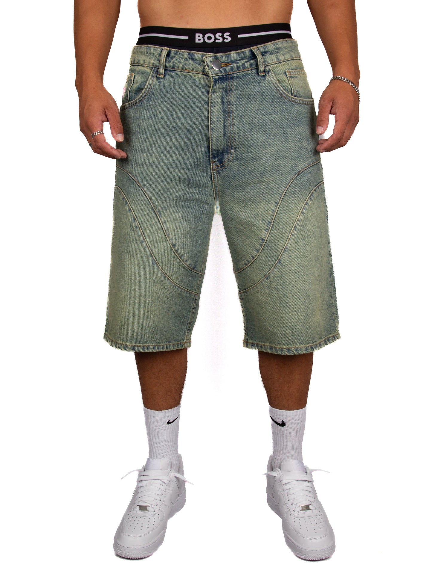 WAVED JORTS